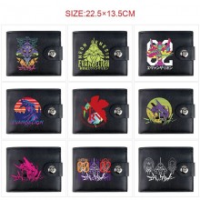 EVA anime card holder magnetic buckle wallet purse