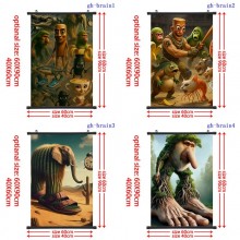 Italian brainrot anime wall scroll wallscrolls