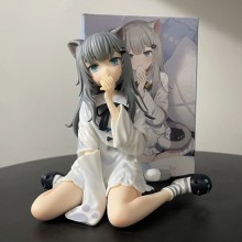 Gancheng Sitting Cat Girl anime figure
