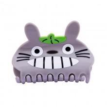 Totoro anime acrylic hair claw clip bobby pin