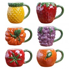 Creative Fruit Pumpkin Ceramic Mug Cup