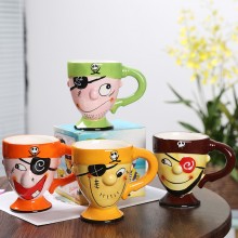 Funny Pirate Coffee Milk Tea Water Ceramic Cups