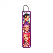 K-Pop Demon Hunters Woven Label Lanyard Key chain ...