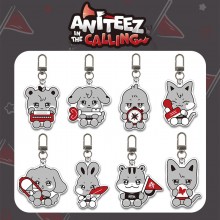 ATEEZ ANITEEZ anime Acrylic Key chains
