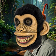 Halloween Gorilla Cosplay Latex Mask