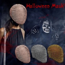 INS Exaggerated Metal Rivet Halloween Cosplay Late...