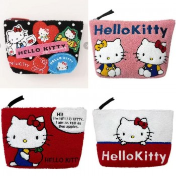 Hello Kitty Embroidery Makeup Bag Pen Storage Bag