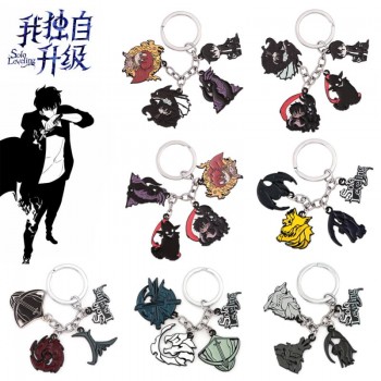Solo Leveling anime alloy key chains