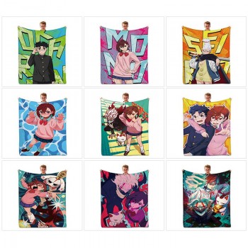 Dandadan anime flano summer quilt blanket