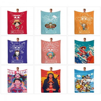 One Piece anime flano summer quilt blanket