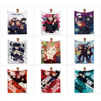 Jujutsu Kaisen anime flano summer quilt blanket