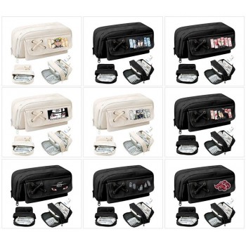 Naruto anime canvas pen case pencil bag