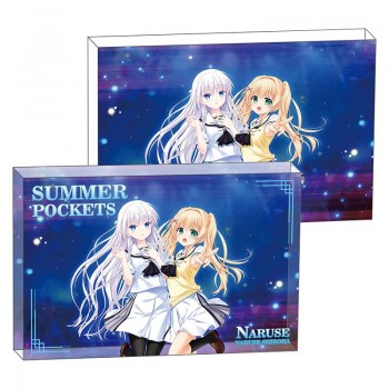 Summer Pockets game Acrylic Friendship Plaque Stand Figure