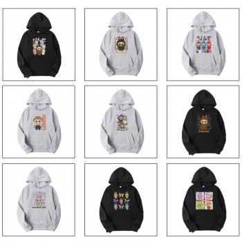 Labubu anime Long Sleeve Hoodies Sweatshirts