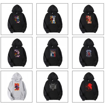EVA anime Long Sleeve Hoodies Sweatshirts