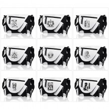 Jujutsu Kaisen PU black white color crossbody satc...