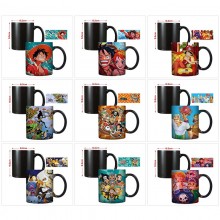 One Piece anime color changing mug cup 400ml