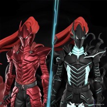 Solo Leveling The Bloodred Knight anime figure(OPP bag)
