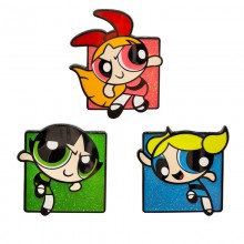 The Powerpuff Girls anime Alloy Enamel Badges Brooch Pins