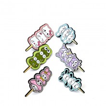 Sanrio Melody kitty Cinnamoroll Kuromi Alloy Ename...