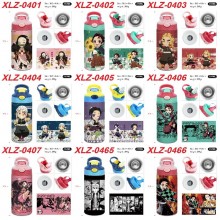 Demon Slayer anime sports water bottle cup with st...