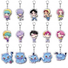 K-Pop Demon Hunters acrylic key chains