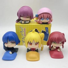 Bocchi The Rock sleeping anime figures set(5pcs a ...