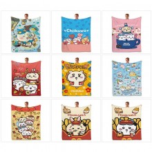 Chiikawa anime flano summer quilt blanket