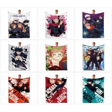 Jujutsu Kaisen anime flano summer quilt blanket