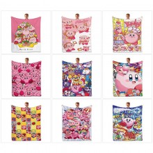 Kirby anime flano summer quilt blanket
