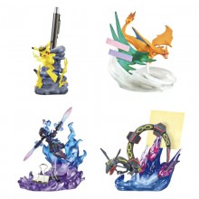 4pcs/set Pokemon Charizard Pikachu Battle On Desk ...