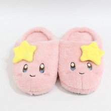 Kirby anime plush slippers a pair 26cm