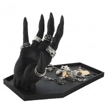 Gothic demon hand Jewelry Stand Necklace Earring O...