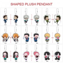 Hunter x Hunter anime custom shaped plush doll key chain