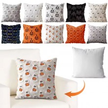 Halloween Ghost Pumpkin Pillowcase Cover