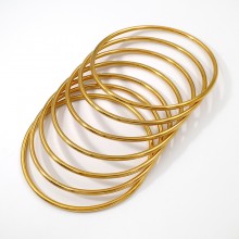Fadeless Stainless Steel Bangle Bracelets
