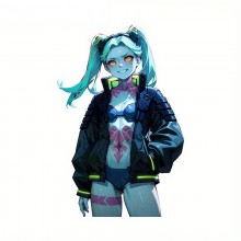 Cyberpunk Edgerunners game Waterproof Car Stickers