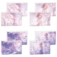World Project Colorful Stage Acrylic Friendship Plaque Stand Figure