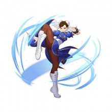 Street Fighter Chun Li anime Waterproof Car Stickers