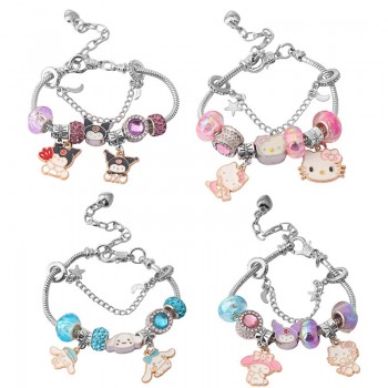 Sanrio Melody kitty Cinnamoroll Kuromi anime bracelets hand chains