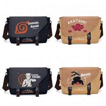 Naruto anime canvas satchel shoulder bags