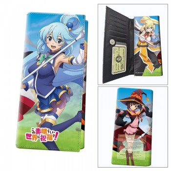 Kono Subarashii Sekai ni Shukufuku wo long wallets card holder purse