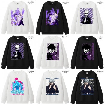 Jujutsu Kaisen anime long sleeve round neck thick cotton hoodies cloth