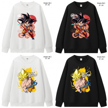Dragon Ball anime long sleeve round neck thick cotton hoodies cloth