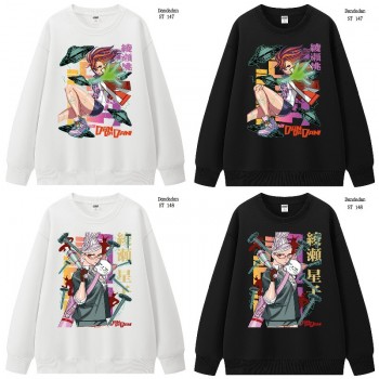 Dandadan anime long sleeve round neck thick cotton hoodies cloth