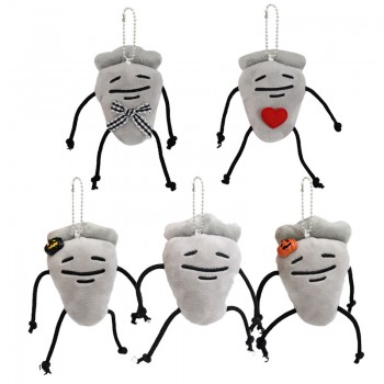 4inches Grey Carrot plush doll