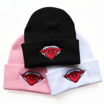 Vampire anime straw hat knitted hat