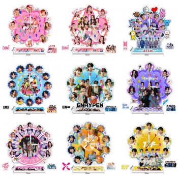 Star Acrylic Stand Diy Clock