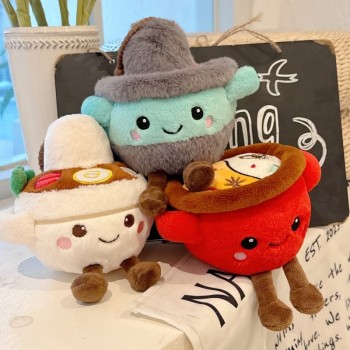 Simulation Mushroom Hot Water Kettle Plush Doll