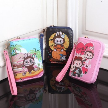 Labubu anime zipper wallet purse